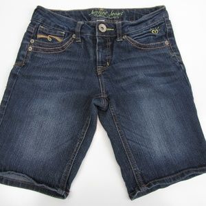 Justice Girls Bermuda Jean Shorts Size 10 Regular